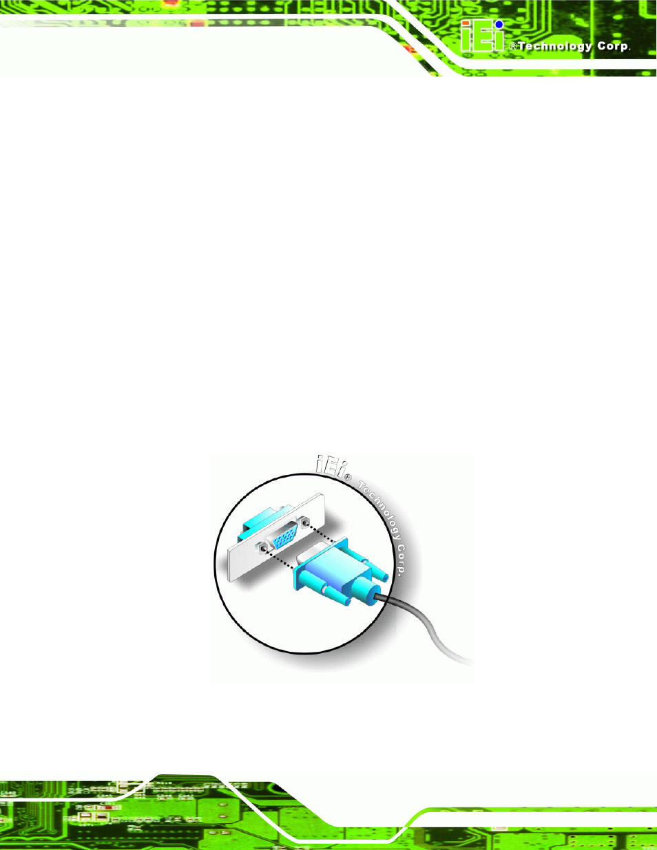 1 vga monitor connection, Figure 5-22: vga connector | IEI Integration NANO-9453 v1.10 User Manual | Page 125 / 254