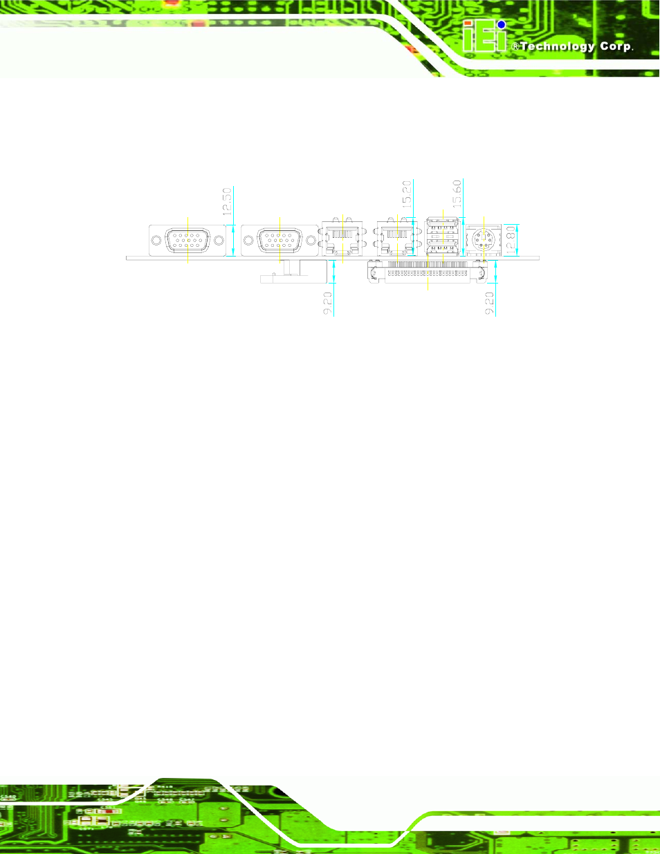 2 external interface panel dimensions | IEI Integration NANO-9453 v1.10 User Manual | Page 29 / 254