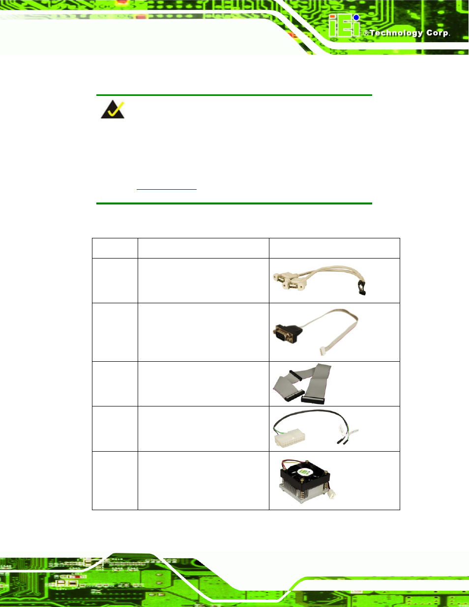 2 optional items | IEI Integration NANO-9453 v1.10 User Manual | Page 59 / 254