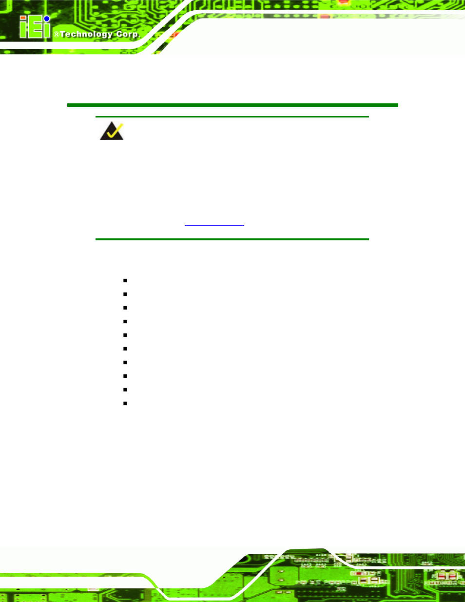 Packing list | IEI Integration NANO-9453 v1.10 User Manual | Page 6 / 254