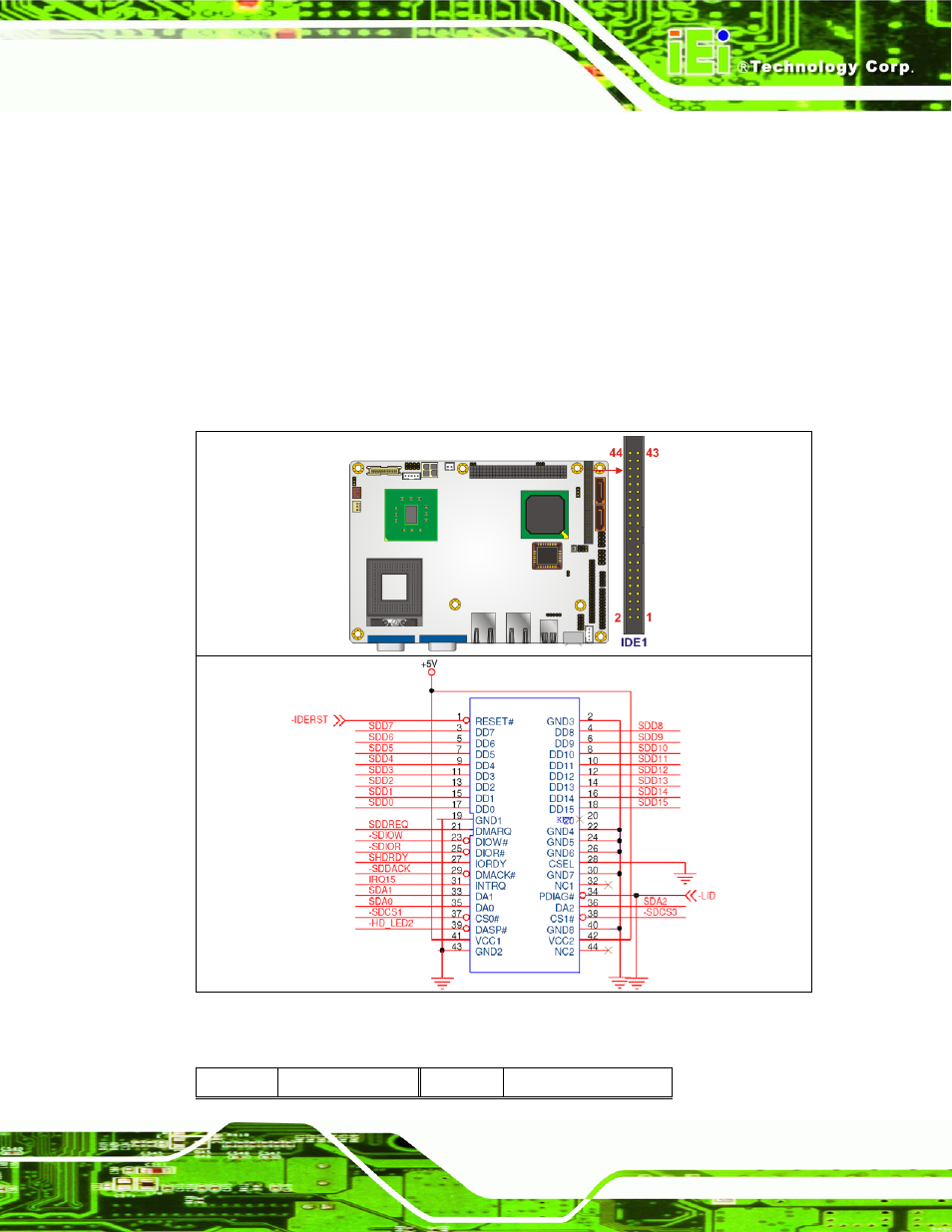 9 ide connector(44-pin) | IEI Integration NANO-9453 v1.10 User Manual | Page 75 / 254