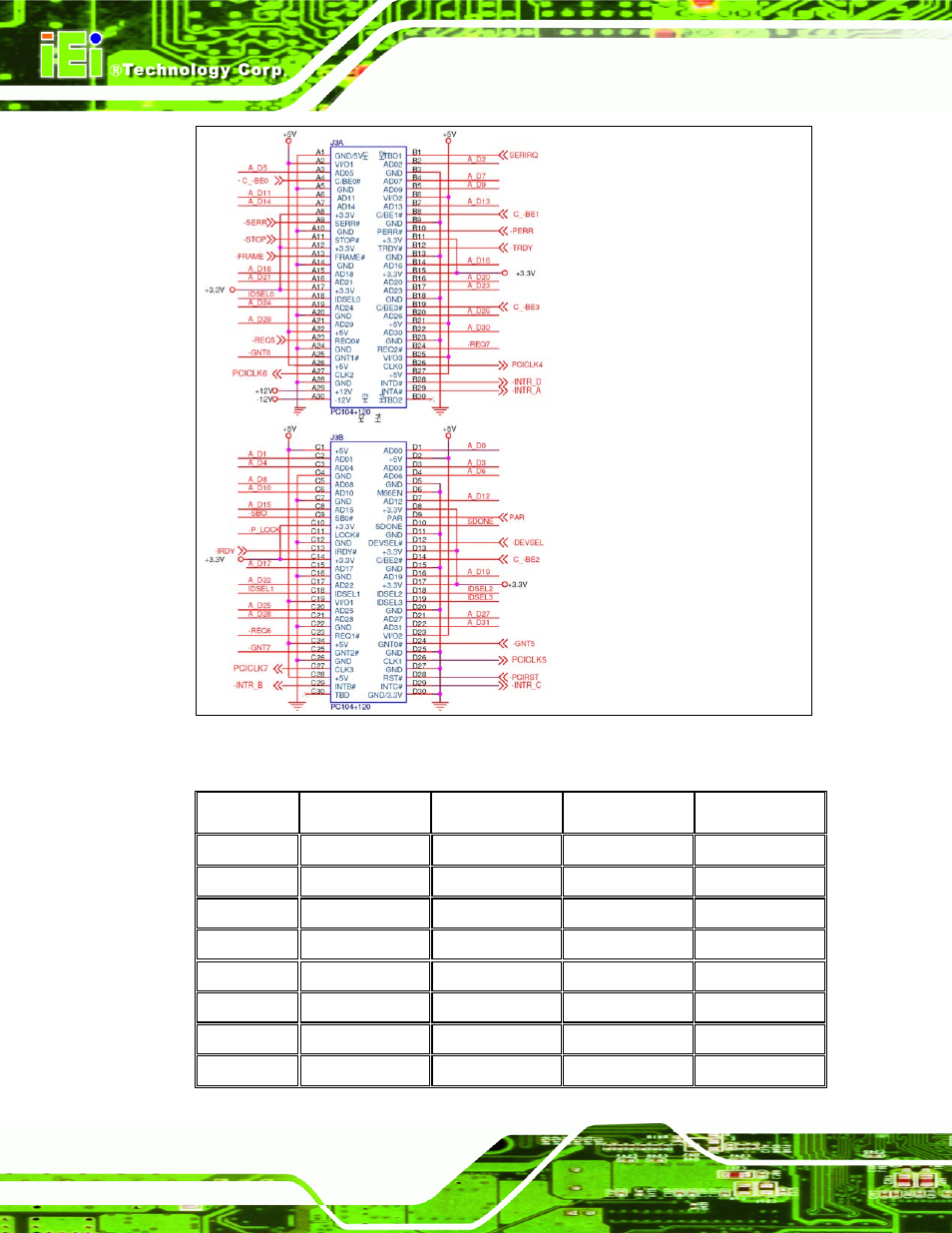 Figure 4-16: pci-104 slot location | IEI Integration NANO-9453 v1.10 User Manual | Page 84 / 254