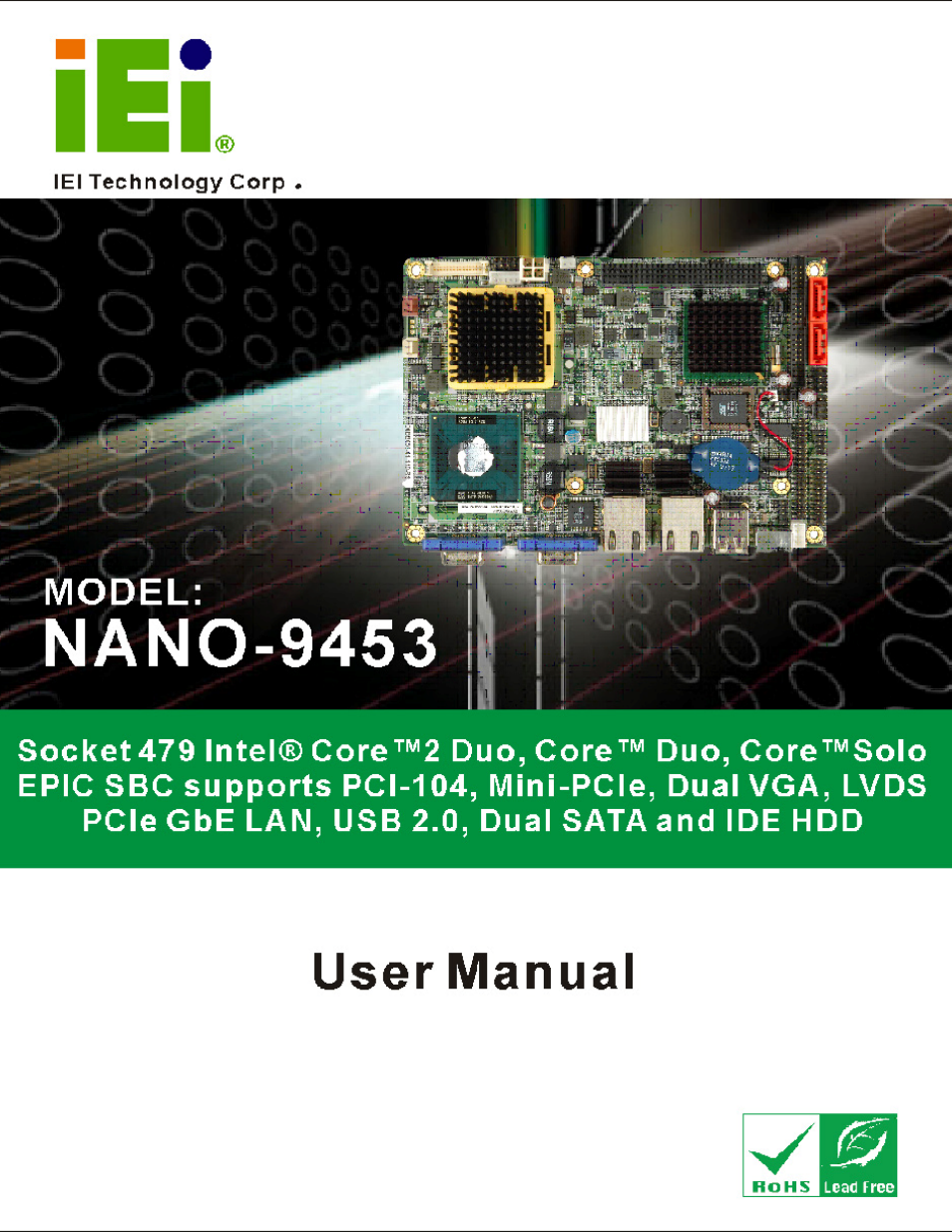 IEI Integration NANO-9453 v1.12 User Manual | 242 pages