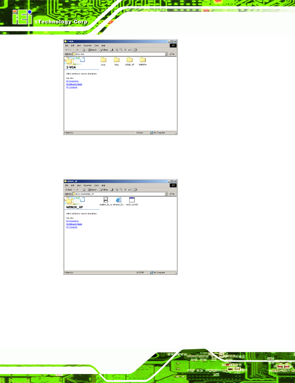 Figure 7-7: select the operating system, Figure 7-8: vga driver, Figure 7-7 | IEI Integration NANO-9453 v1.12 User Manual | Page 194 / 242