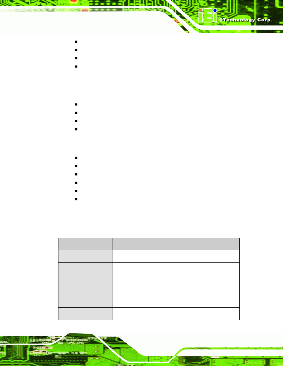 3 technical specifications | IEI Integration NANO-9453 v1.12 User Manual | Page 23 / 242