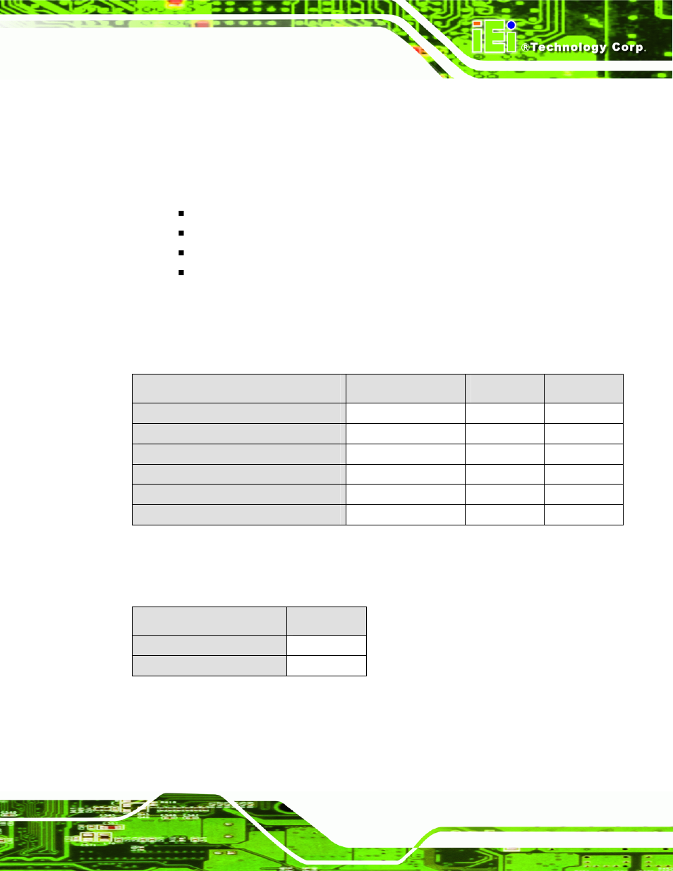 4 compatible processors, 1 compatible processor overview, Ompatible | Rocessors, Table 2-1: core™processor features, Table 2-2: celeron® m processor features | IEI Integration NANO-9453 v1.12 User Manual | Page 29 / 242