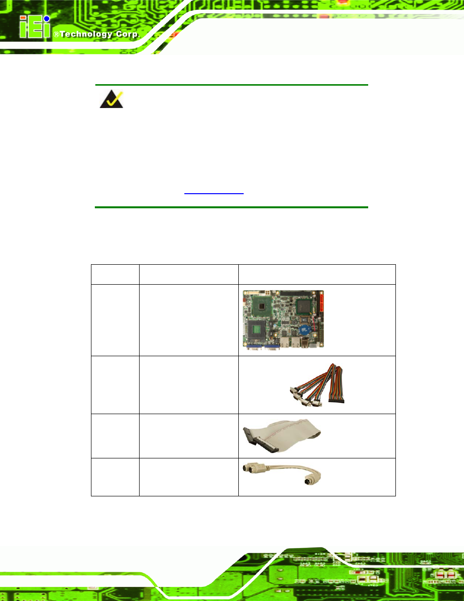 3 unpacking checklist, 1 package contents, Npacking | Hecklist | IEI Integration NANO-9453 v1.12 User Manual | Page 54 / 242