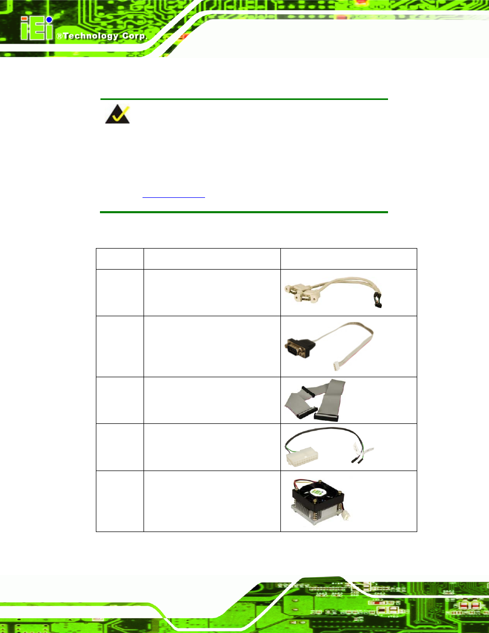2 optional items | IEI Integration NANO-9453 v1.12 User Manual | Page 56 / 242