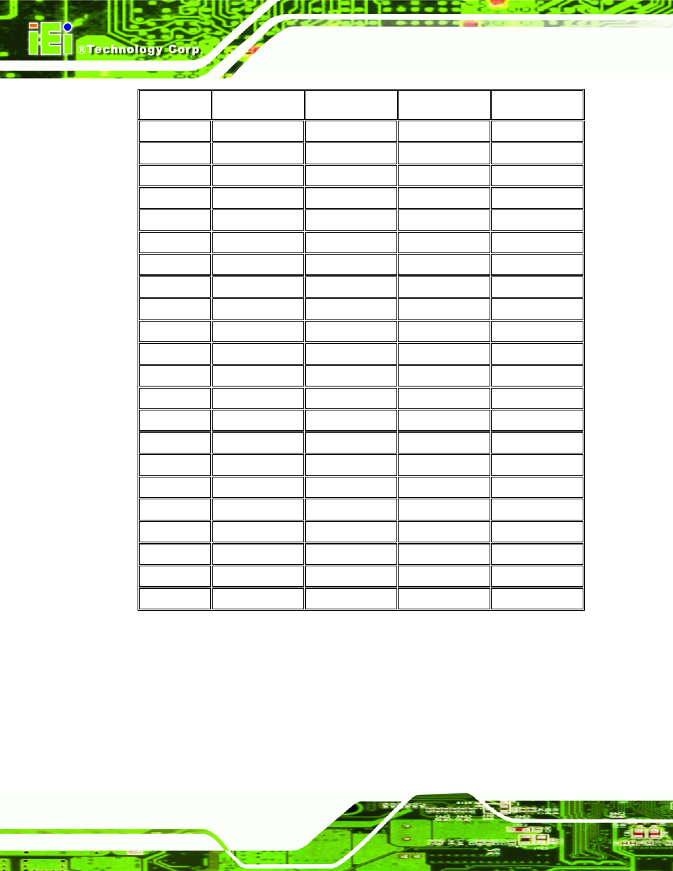 15 sata drive connectors, Table 4-16: pci-104 slot connector pinouts | IEI Integration NANO-9453 v1.12 User Manual | Page 82 / 242