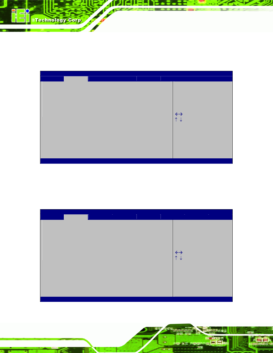 5 super io configuration, 1 serial port n configuration, Bios menu 7: super io configuration | Bios menu 8: serial port n configuration menu | IEI Integration NANO-QM57A User Manual | Page 78 / 143