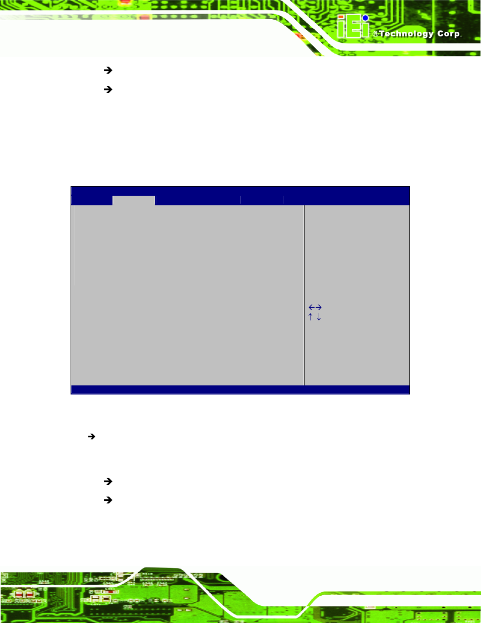 8 serial port console redirection, Bios menu 11: serial port console redirection | IEI Integration NANO-QM57A User Manual | Page 87 / 143