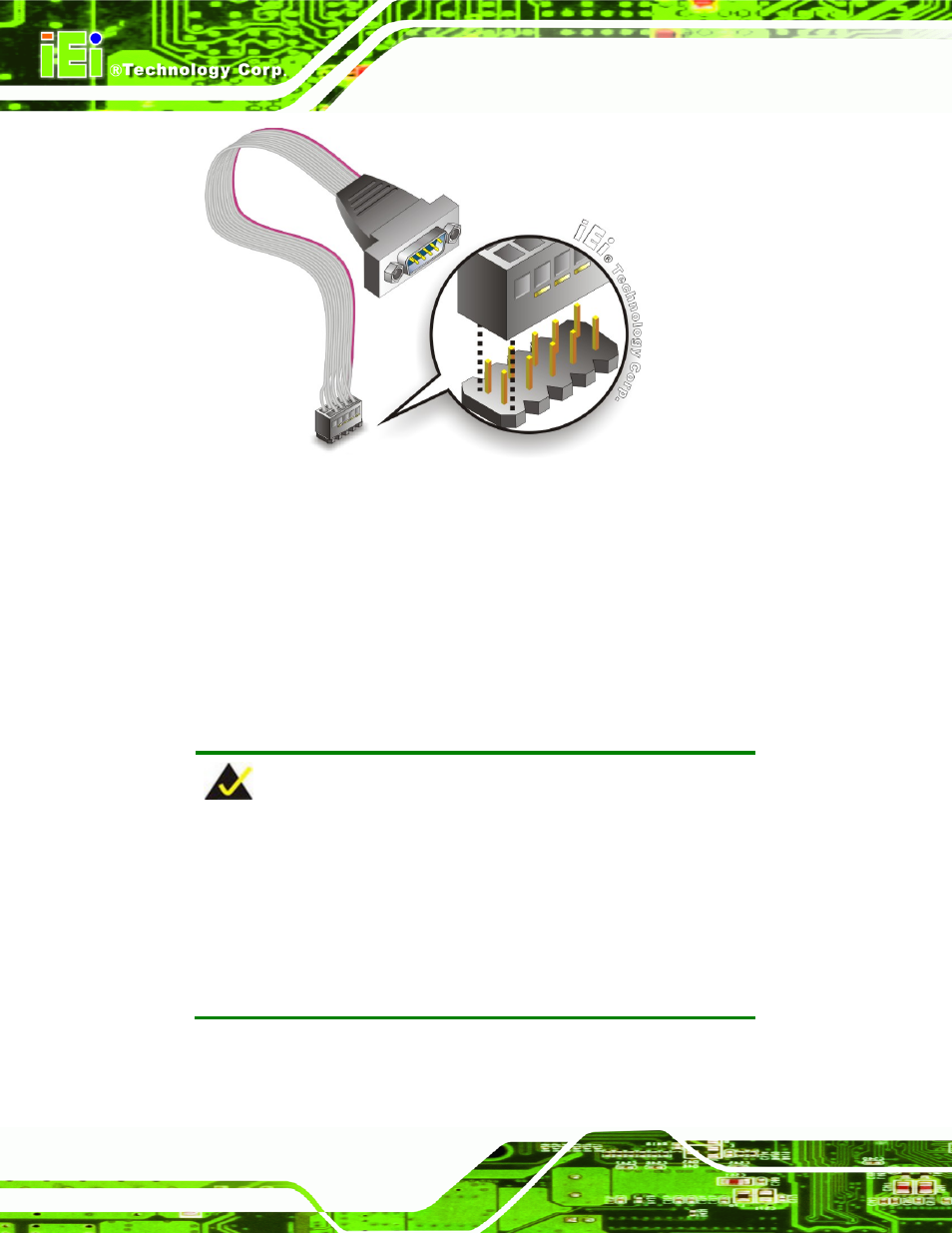 8 external peripheral interface connection, Xternal, Eripheral | Nterface, Onnection, Figure 4-17: single rs-232 cable installation | IEI Integration NANO-PV-D4252_N4552_D5252 User Manual | Page 74 / 148