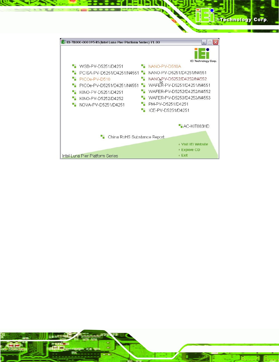 Figure 4-23: introduction screen | IEI Integration NANO-PV-D4252_N4552_D5252 User Manual | Page 81 / 148