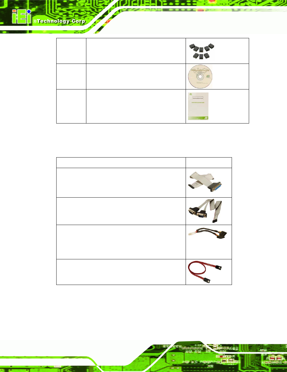 1 optional items | IEI Integration NANO-PV-D4251_N4551_D5251 User Manual | Page 25 / 153