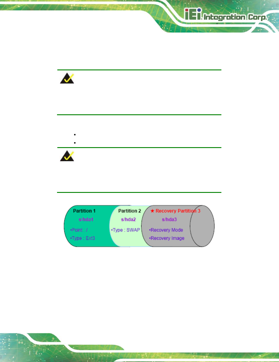 Figure b-29: partitions for linux | IEI Integration NANO-HM650 User Manual | Page 145 / 175