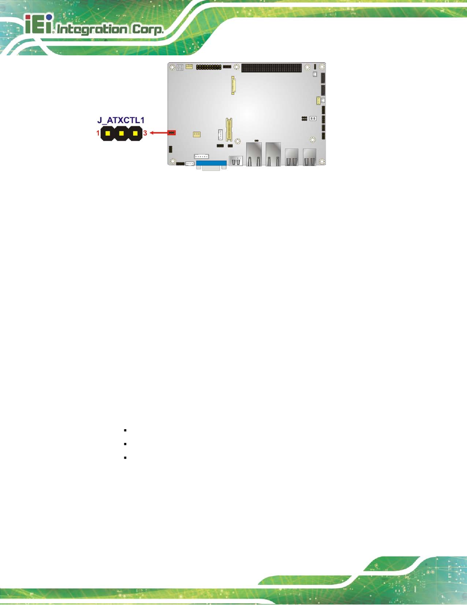 3 clear cmos jumper, Figure 4-7: at/atx power select jumper location, Ee figure 4-7 | Figure 4-7 | IEI Integration NANO-HM650 User Manual | Page 64 / 175