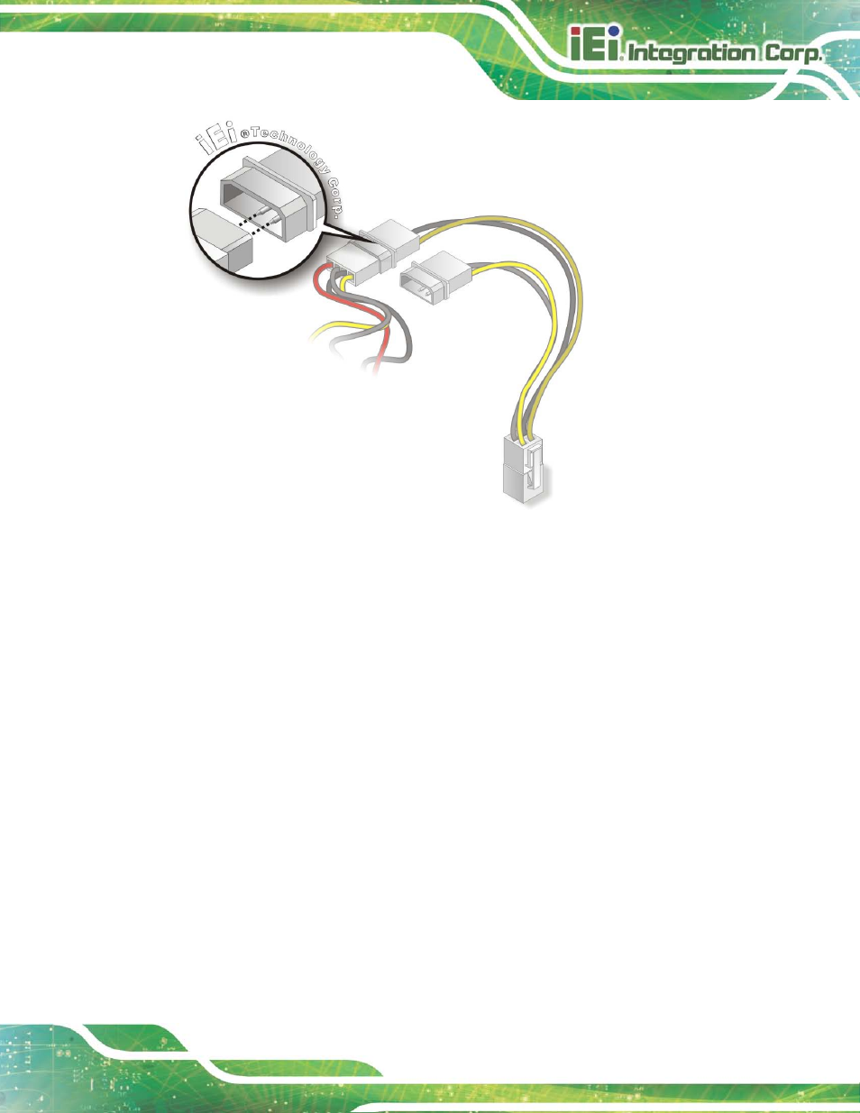 2 audio kit installation, Figure 4-14: connect power cable to power supply | IEI Integration NANO-HM650 User Manual | Page 71 / 175