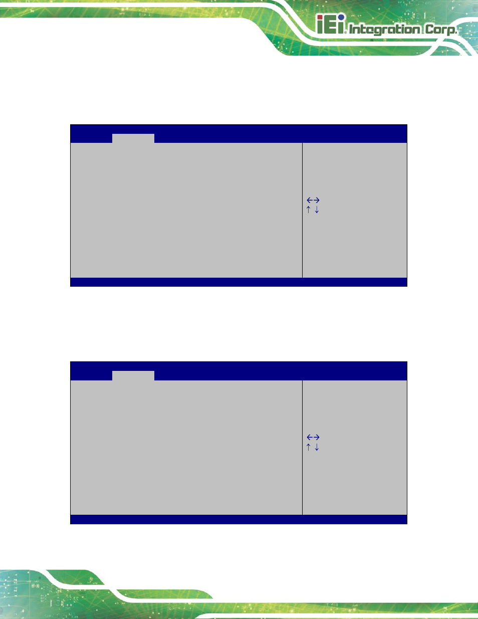 6 super io configuration, 1 serial port n configuration, Bios menu 7: super io configuration | Bios menu 8: serial port n configuration menu | IEI Integration NANO-HM650 User Manual | Page 89 / 175