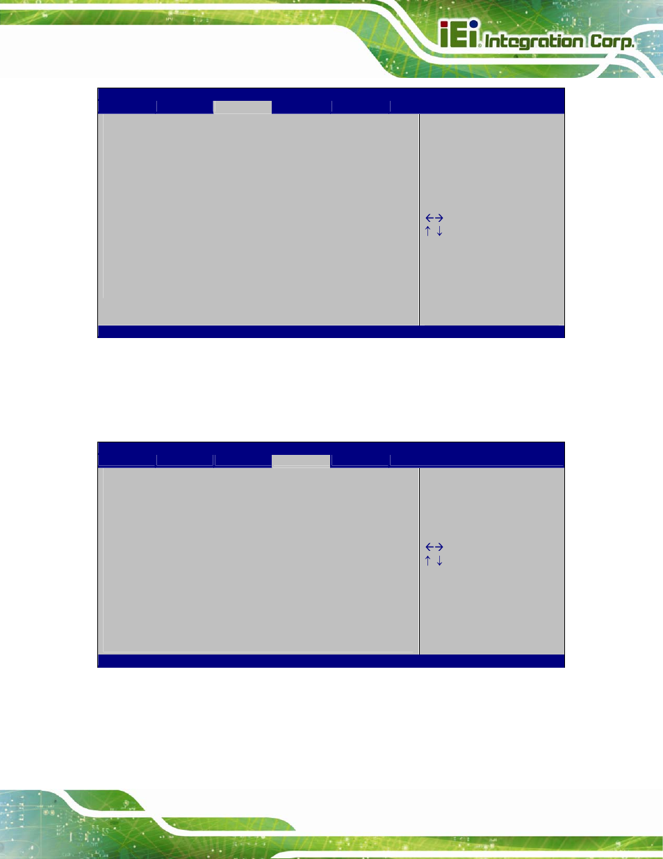 5 boot, Bios menu 22: memory configuration, Bios menu 23: boot | IEI Integration NANO-QM770 User Manual | Page 106 / 190