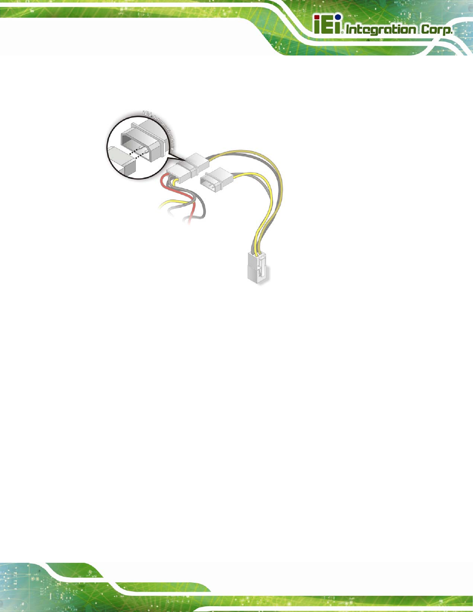 2 audio kit installation, Figure 4-11: connect power cable to power supply | IEI Integration NANO-QM770 User Manual | Page 68 / 190