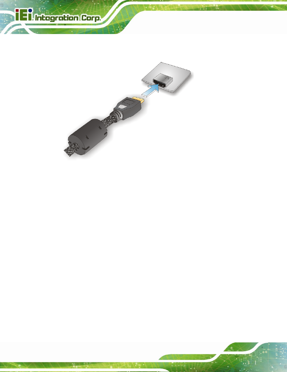 3 lan connection, Figure 4-16: hdmi connection | IEI Integration NANO-QM770 User Manual | Page 73 / 190