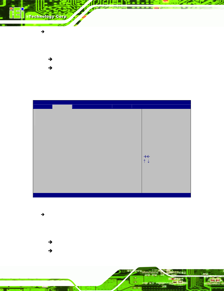 9 iei feature, Bios menu 13: iei feature | IEI Integration NANO-CV-D25501_N26001 User Manual | Page 107 / 194