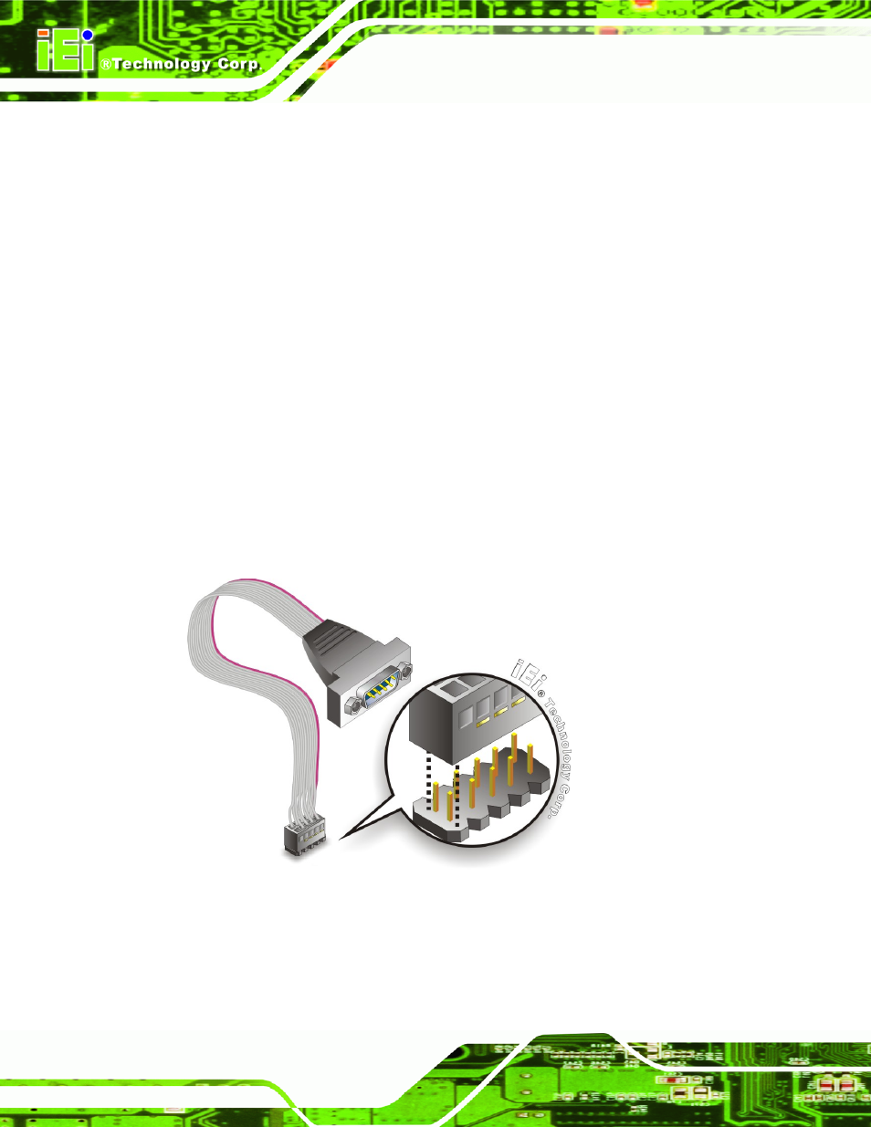 7 single rs-232 cable, Figure 4-17: single rs-232 cable installation | IEI Integration NANO-CV-D25501_N26001 User Manual | Page 79 / 194