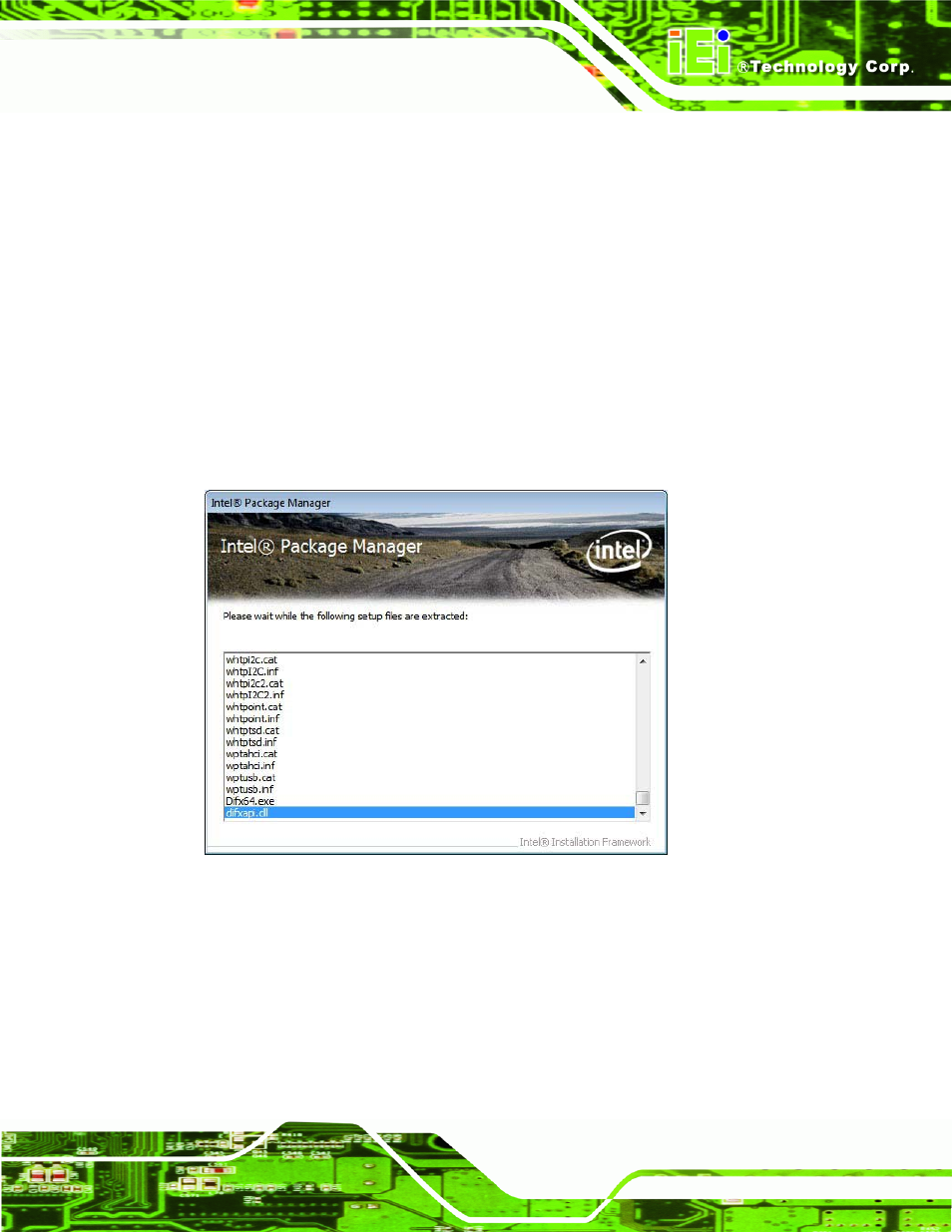3 chipset driver installation, Hipset, River | Nstallation, Figure 6-3: chipset driver screen | IEI Integration NANO-CV-D25502_N26002 User Manual | Page 100 / 173