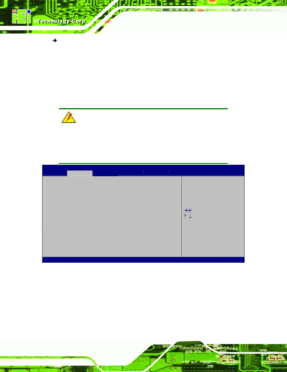 3 advanced, 1 acpi settings, Dvanced | Bios menu 2: advanced | IEI Integration NANO-CV-D25502_N26002 User Manual | Page 73 / 173