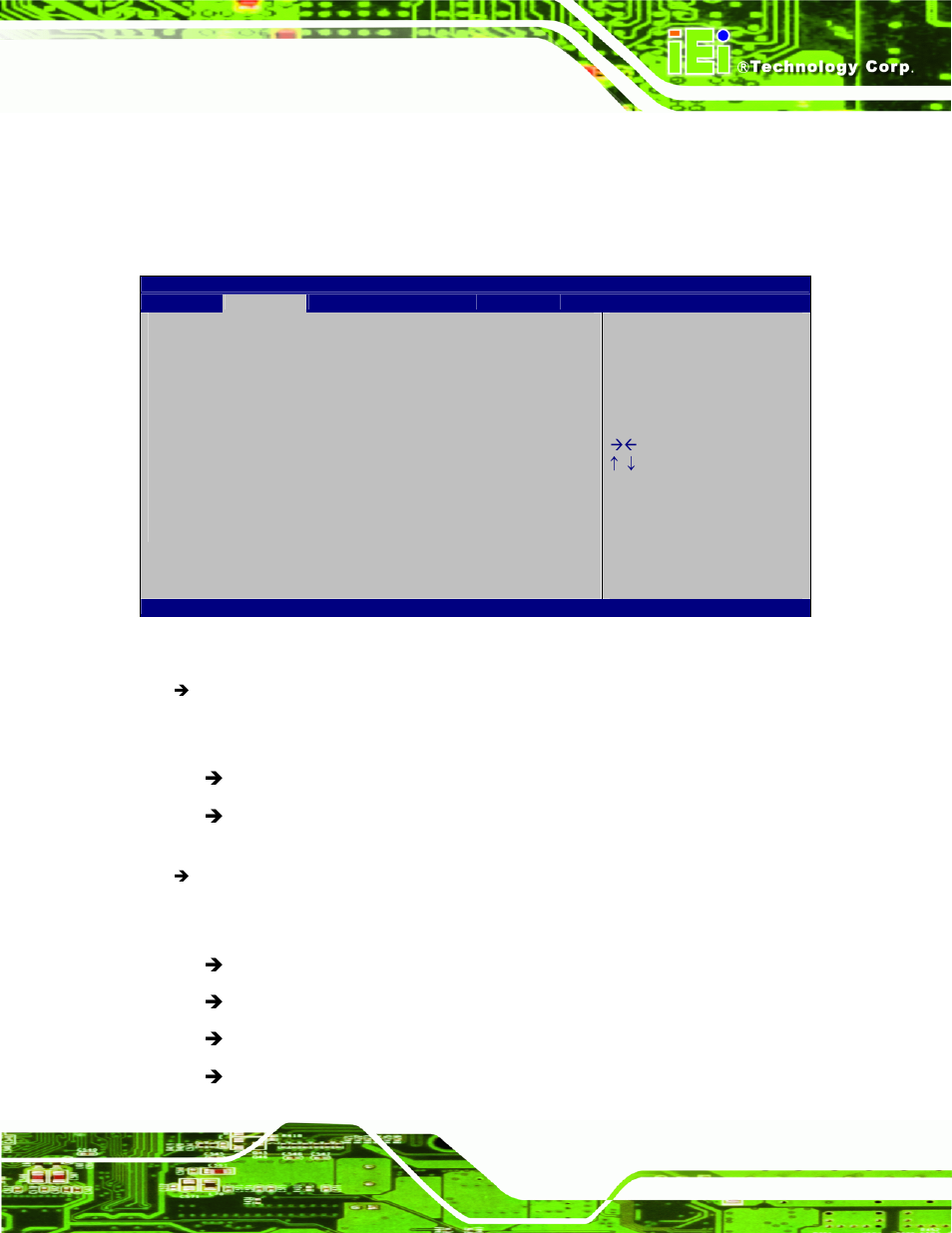 8 serial port console redirection, Bios menu 12: serial port console redirection | IEI Integration NANO-CV-D25502_N26002 User Manual | Page 86 / 173