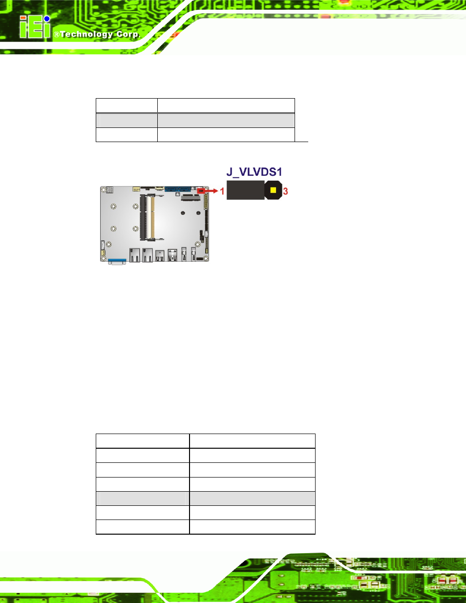 4 lvds panel resolution selection jumper | IEI Integration NANO-HM651 User Manual | Page 60 / 165