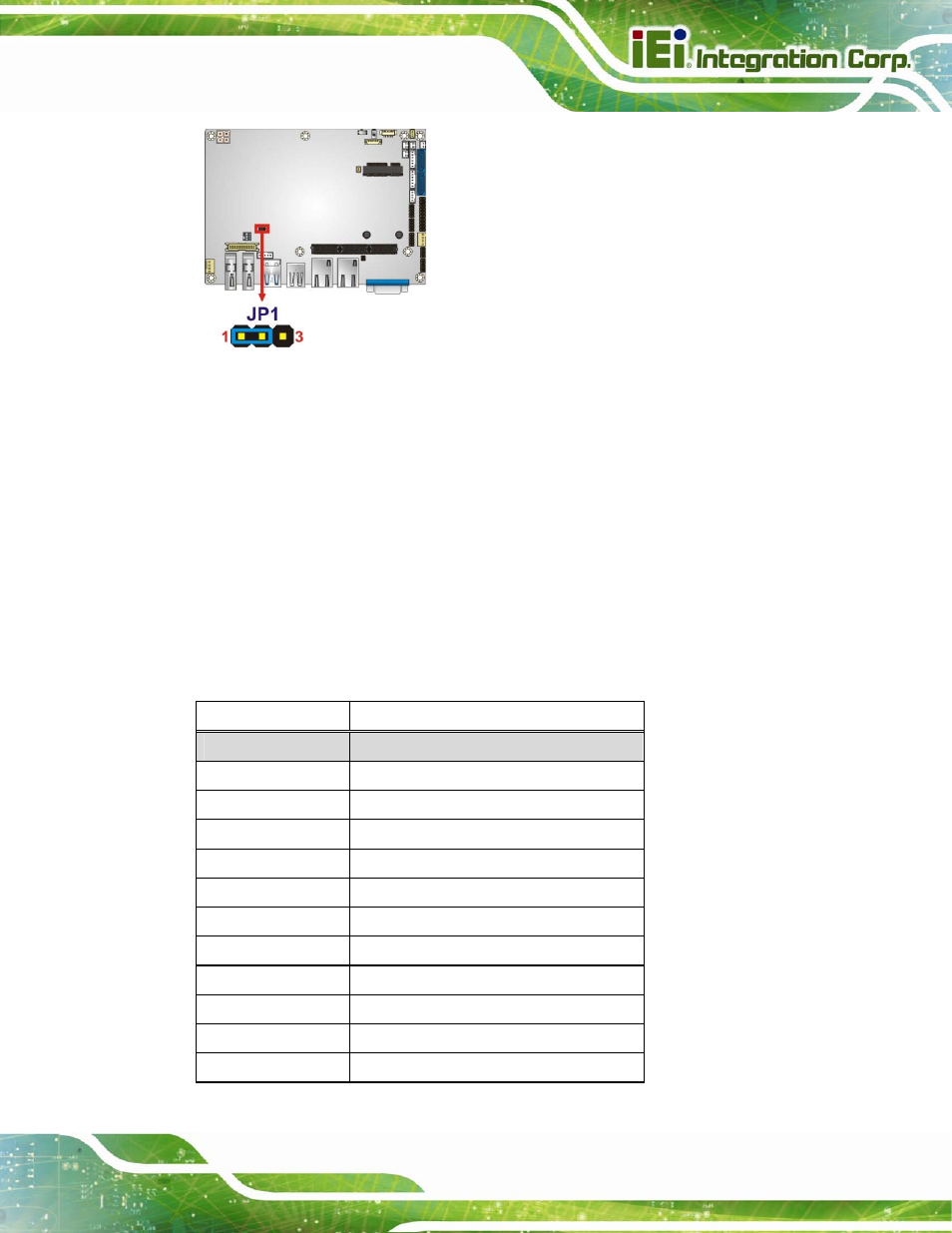4 lvds resolution selection, Figure 4-8: lvds voltage selection jumper location | IEI Integration NANO-QM871 User Manual | Page 72 / 203
