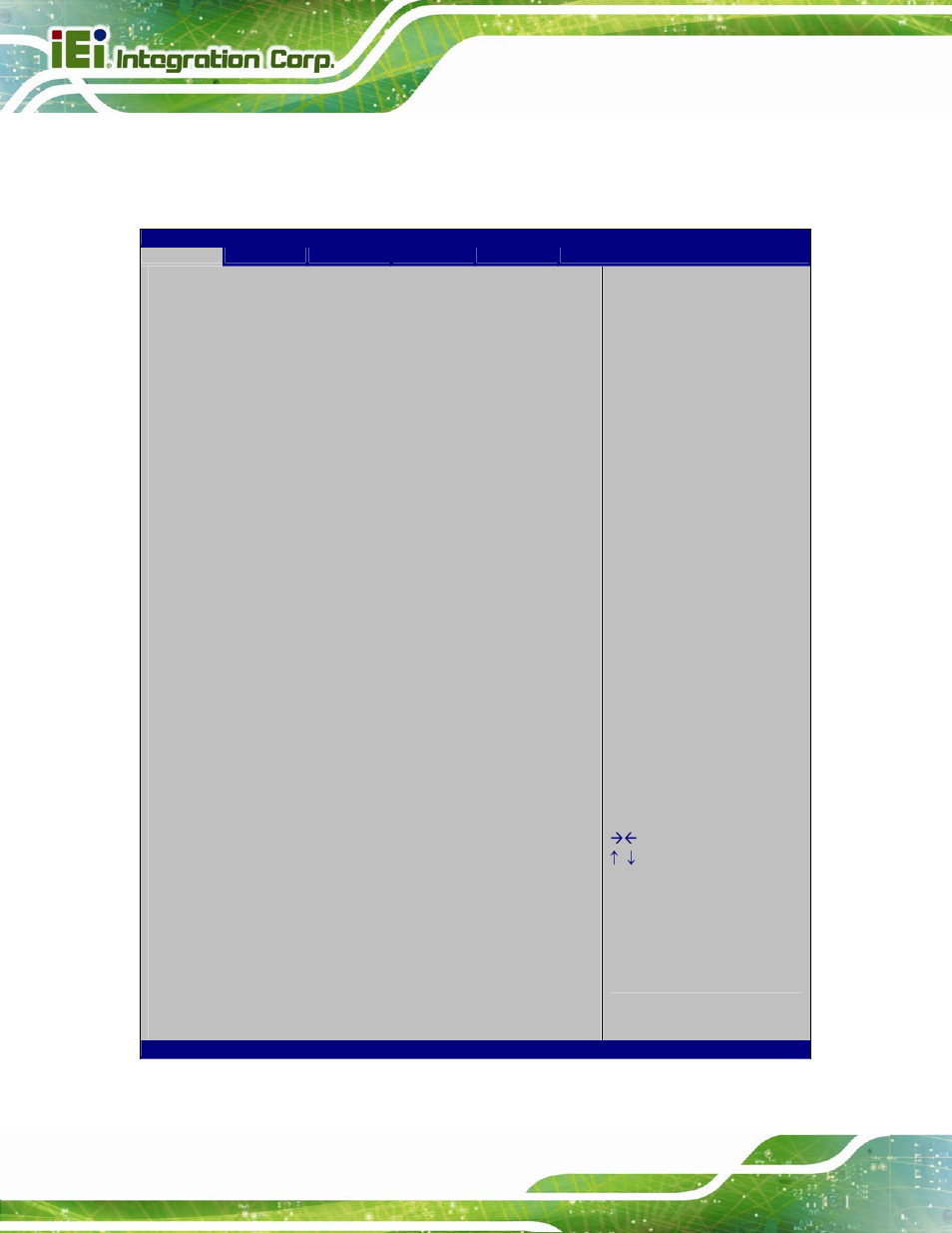 2 main, Bios menu 1: main | IEI Integration NANO-QM871 User Manual | Page 91 / 203