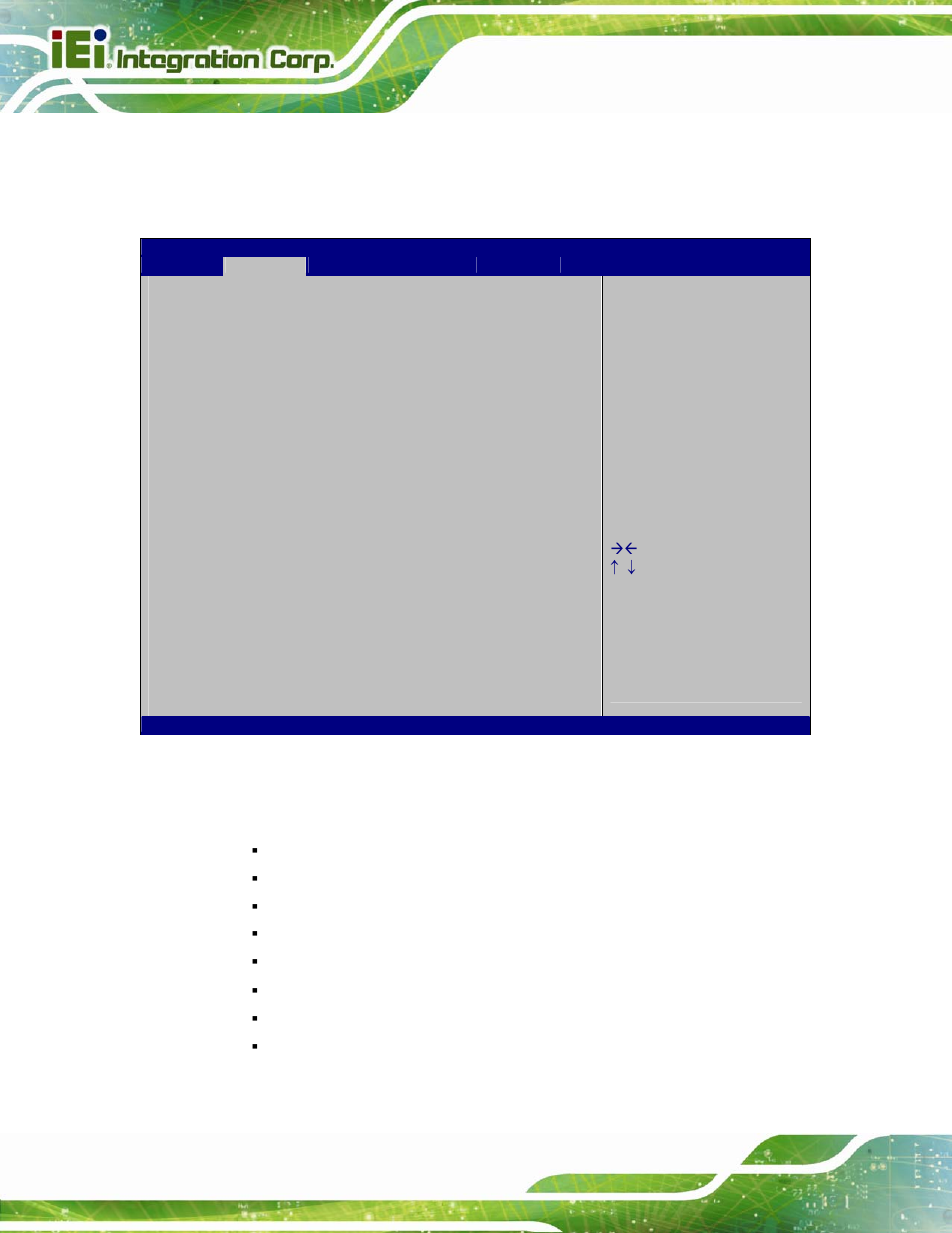 4 cpu configuration, Bios menu 6: cpu configuration | IEI Integration NANO-QM871 User Manual | Page 97 / 203