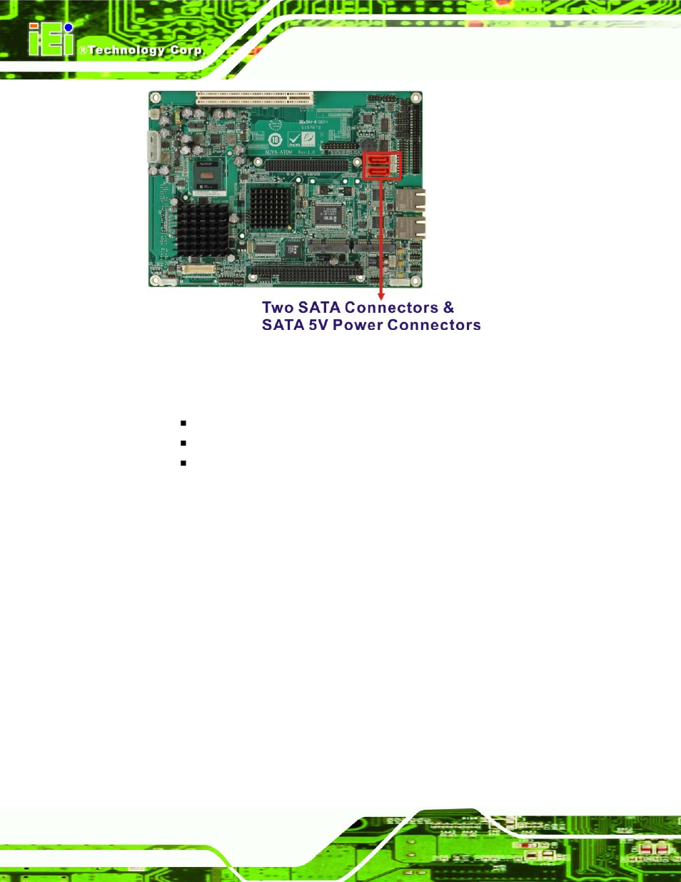 8 intel® ich7-m usb controller | IEI Integration NOVA-945GSE v1.01 User Manual | Page 42 / 195