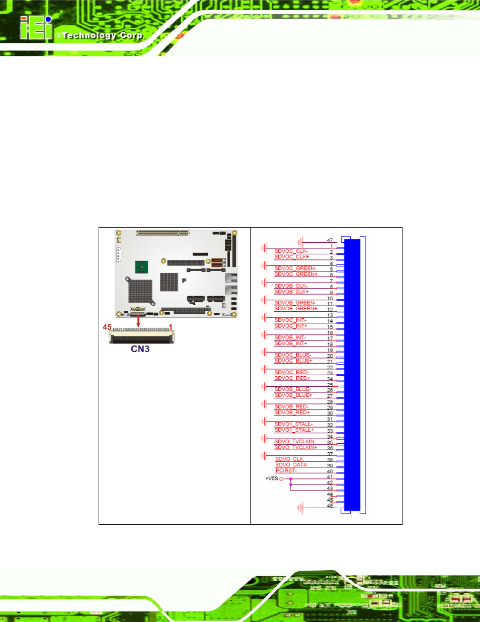 15 sdvo connector | IEI Integration NOVA-945GSE v1.01 User Manual | Page 74 / 195
