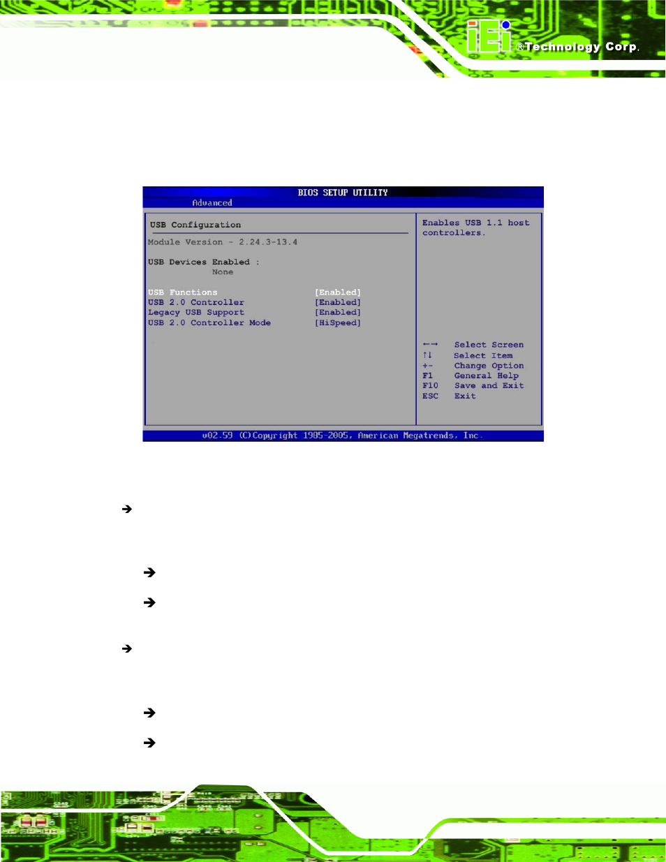 8 usb configuration | IEI Integration NOVA-945GSE v2.01 User Manual | Page 113 / 172