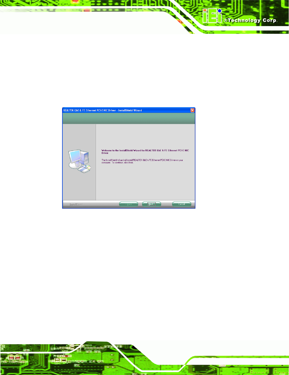 5 lan driver installation | IEI Integration NOVA-945GSE v2.01 User Manual | Page 143 / 172