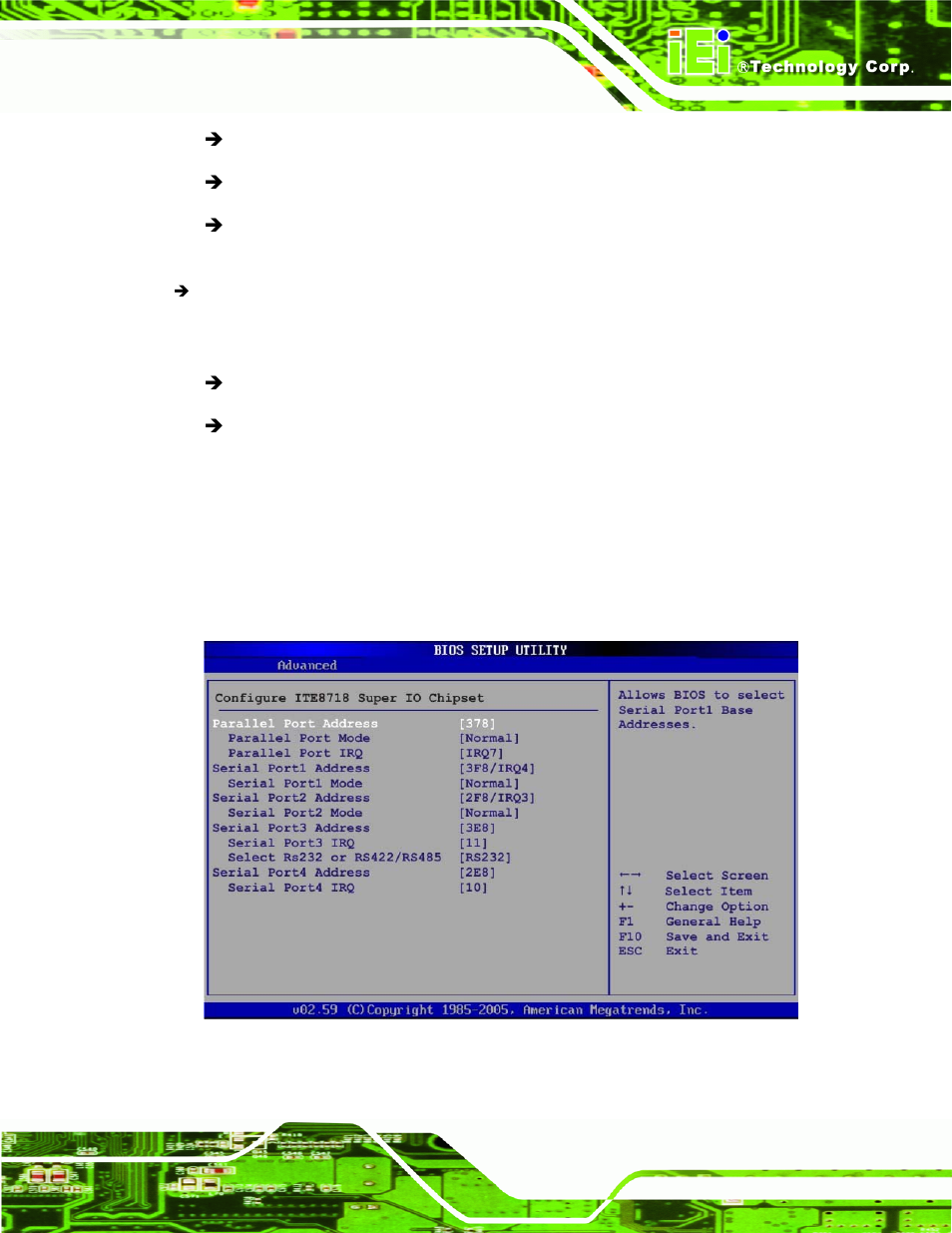 3 super io configuration | IEI Integration NOVA-945GSE v2.01 User Manual | Page 97 / 172