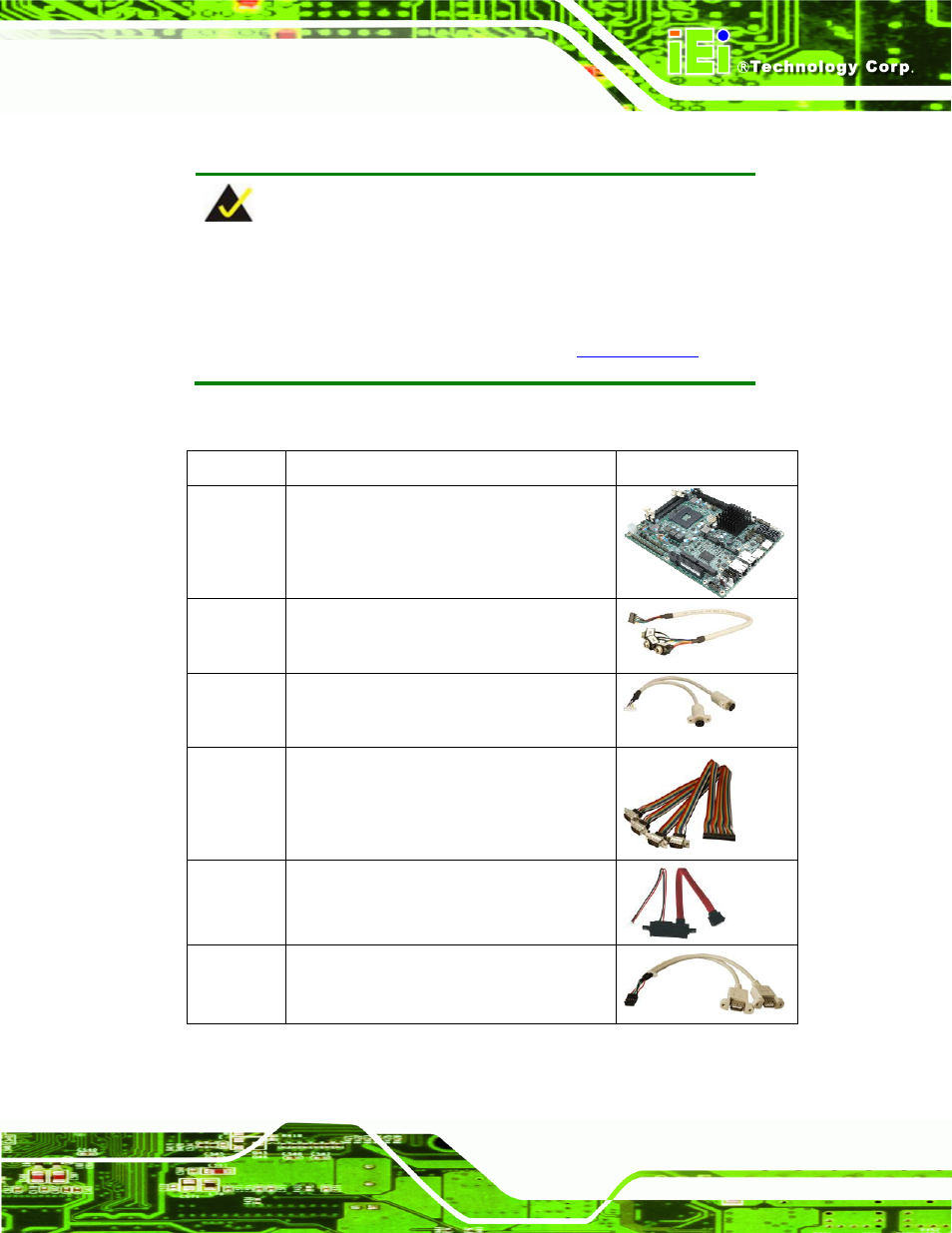 3 packing list | IEI Integration NOVA-HM551 v1.00 User Manual | Page 25 / 162