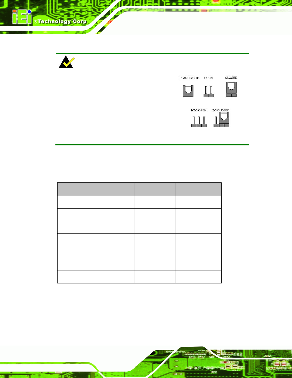 5 jumper settings, 1 at/atx power select | IEI Integration NOVA-HM551 v1.00 User Manual | Page 68 / 162