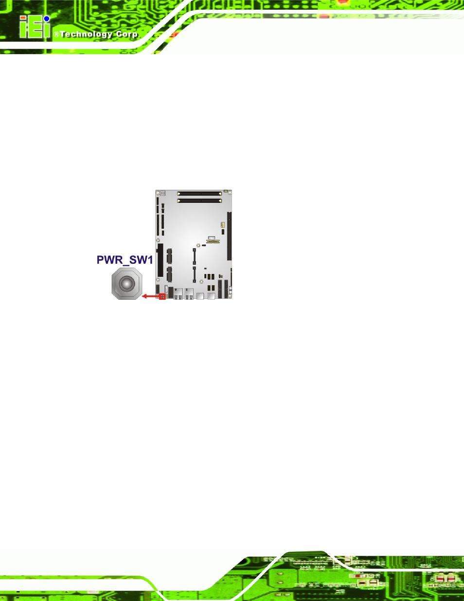 15 power button, 16 sata drive connectors, Figure 3-16: power button location | IEI Integration NOVA-HM551 v1.10 User Manual | Page 48 / 162