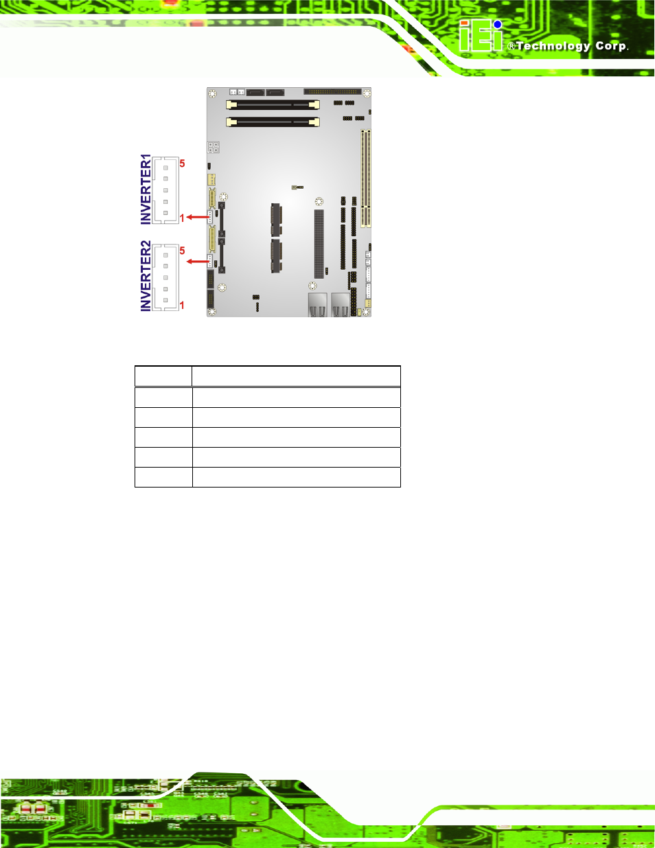 13 lvds lcd connector (18/24-bit dual-channel), Figure 3-14: backlight inverter connector location, Table 3-13: backlight inverter connector pinouts | IEI Integration NOVA-PV-D4251_D5251 v1.01 User Manual | Page 49 / 179