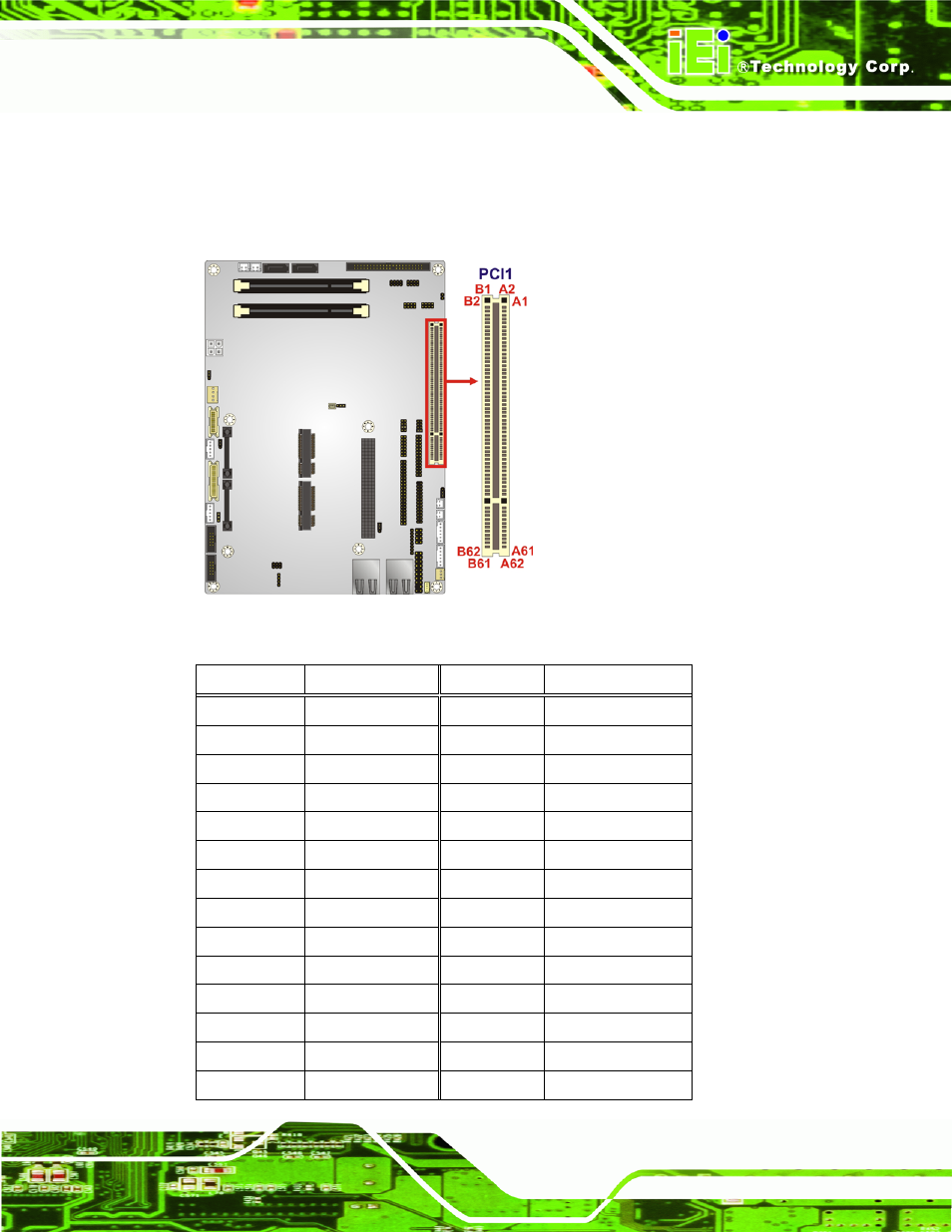 Figure 3-19: pci slot location | IEI Integration NOVA-PV-D4251_D5251 v1.01 User Manual | Page 55 / 179
