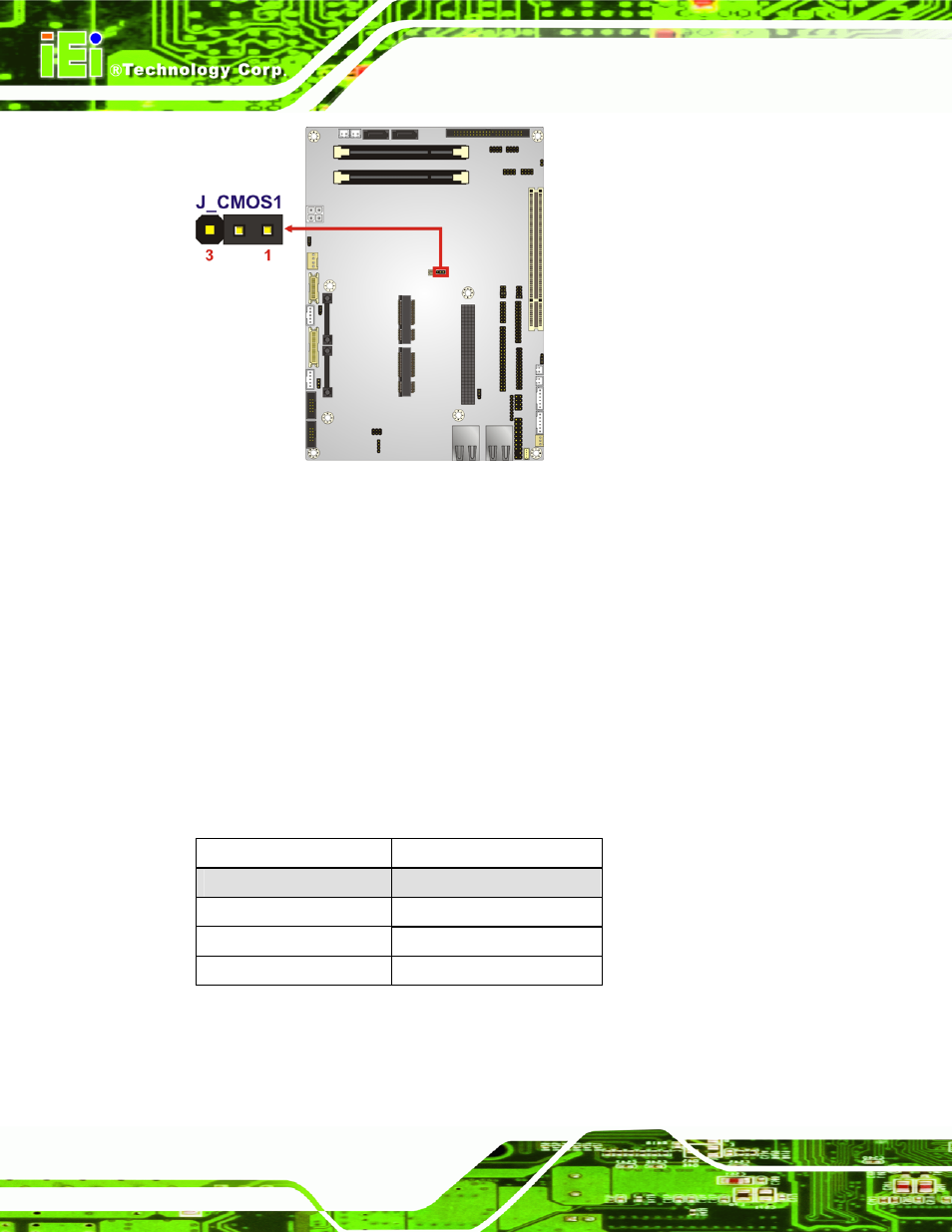 3 com 6 function select, Figure 4-5: clear cmos jumper, Table 4-4: com 6 function select jumper settings | IEI Integration NOVA-PV-D4251_D5251 v1.01 User Manual | Page 84 / 179