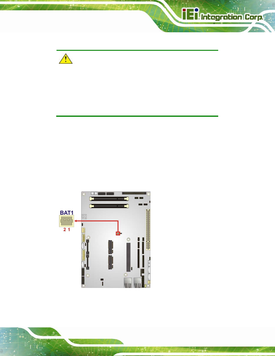 2 battery connector | IEI Integration NOVA-PV-D4251_D5251 v1.10 User Manual | Page 39 / 194