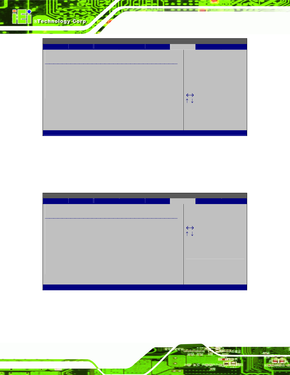 1 northbridge chipset configuration, Bios menu 19: chipset, Bios menu 20: video configuration | IEI Integration PM-945GSE User Manual | Page 104 / 122