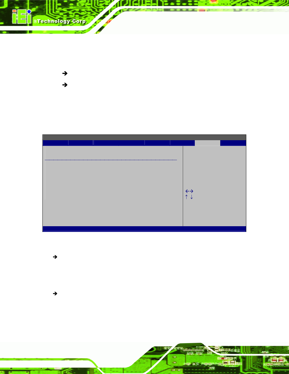 8 exit, Bios menu 22: exit | IEI Integration PM-945GSE User Manual | Page 108 / 122