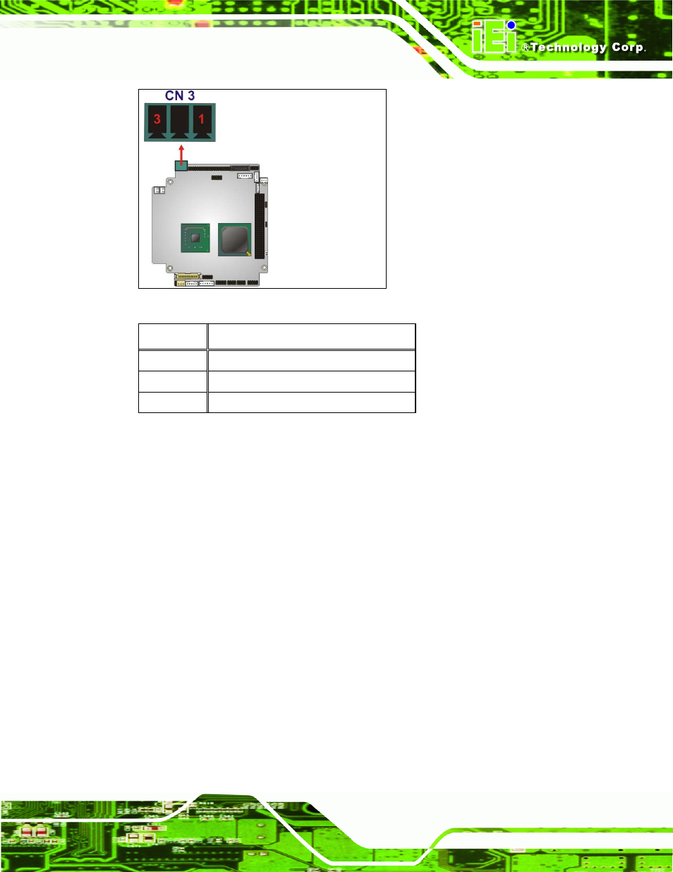 2 atx power supply enable connector, Figure 3-3: 12v / 5v power connector location, Table 3-2: 12v / 5v power connector pinouts | IEI Integration PM-945GSE User Manual | Page 31 / 122