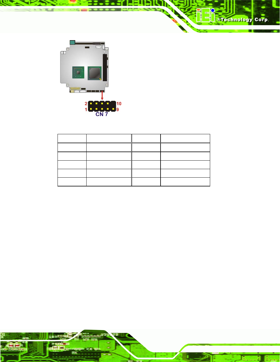 4 battery connector, Figure 3-5: audio kit connector location, Table 3-4: audio kit connector pinouts | IEI Integration PM-945GSE User Manual | Page 33 / 122